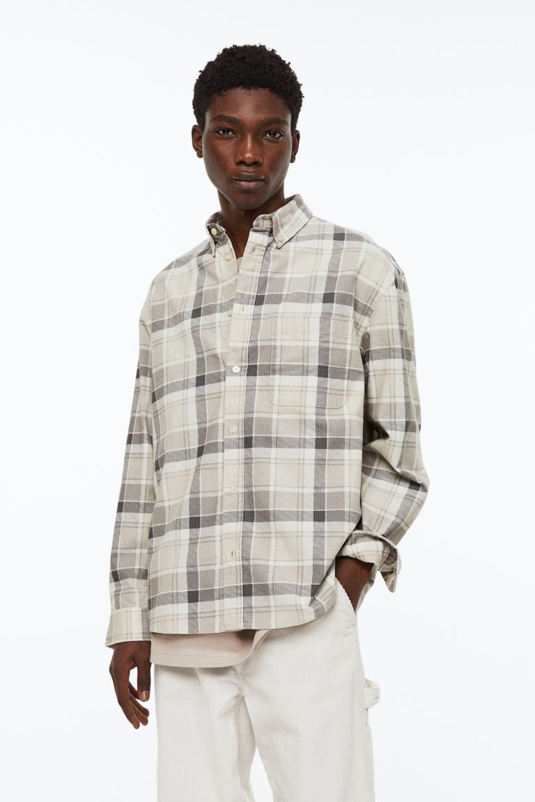 

Рубашка мужская H&M 1121046001 серая XL (доставка из-за рубежа), Серый, 1121046001