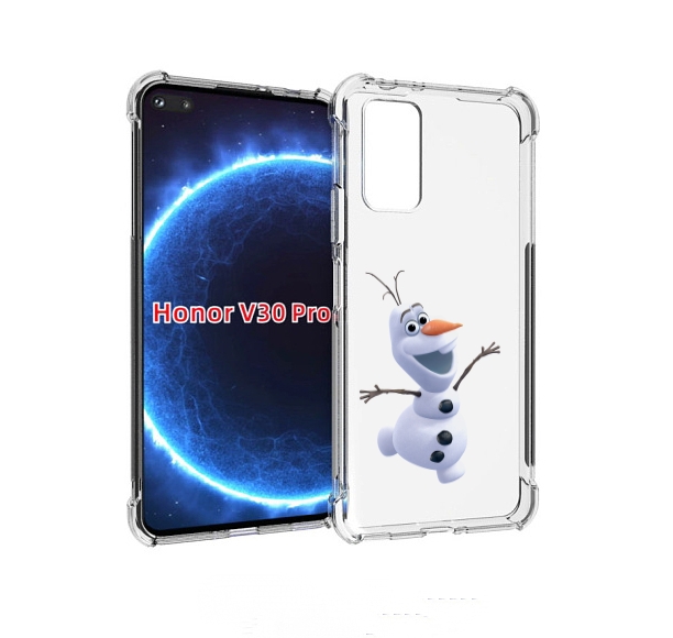 

Чехол бампер MyPads Олаф-холодное-сердце для Honor V30 Pr, Прозрачный, Tocco