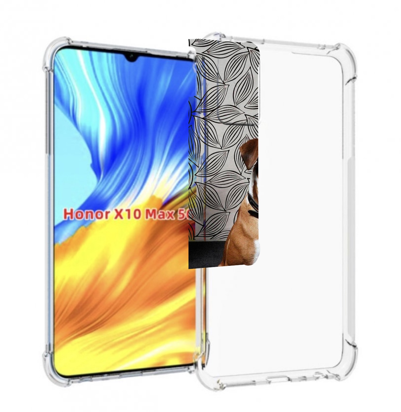 

Чехол MyPads боксер собака для Honor X10 Max, Прозрачный, Tocco