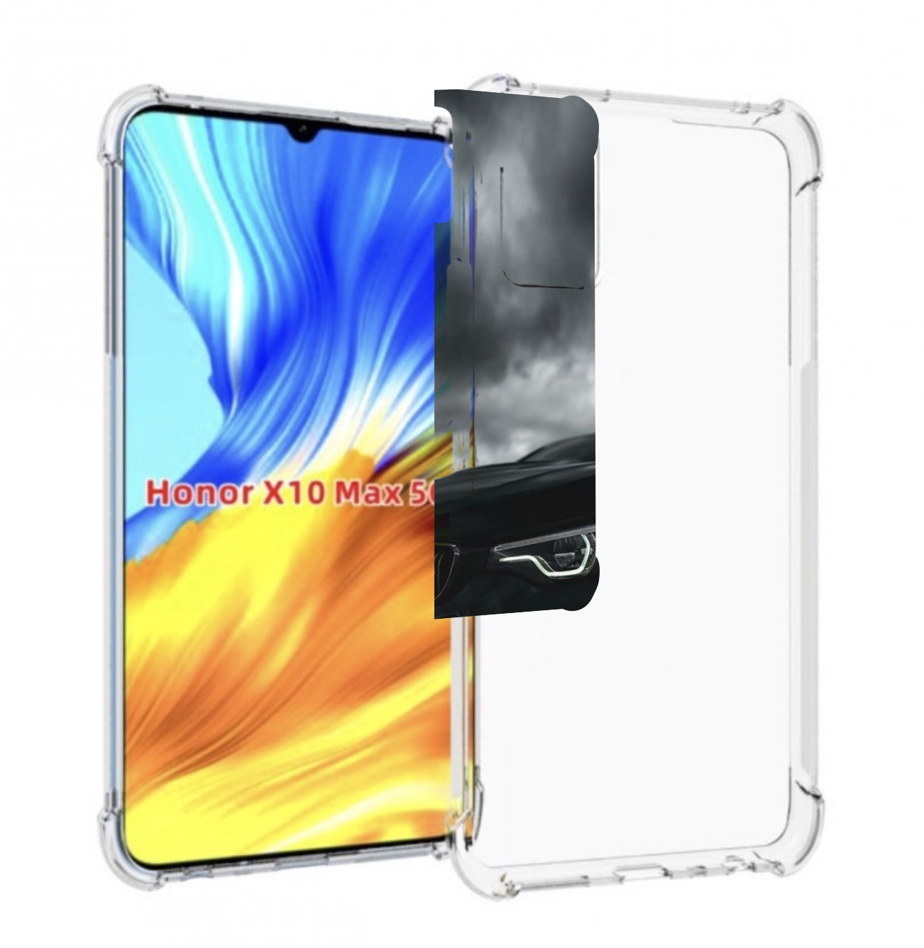 

Чехол MyPads бмв М3 мужской для Honor X10 Max, Прозрачный, Tocco