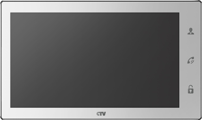Видеодомофон CTV Монитор видеодомофона CTV-M4106AHD, белый