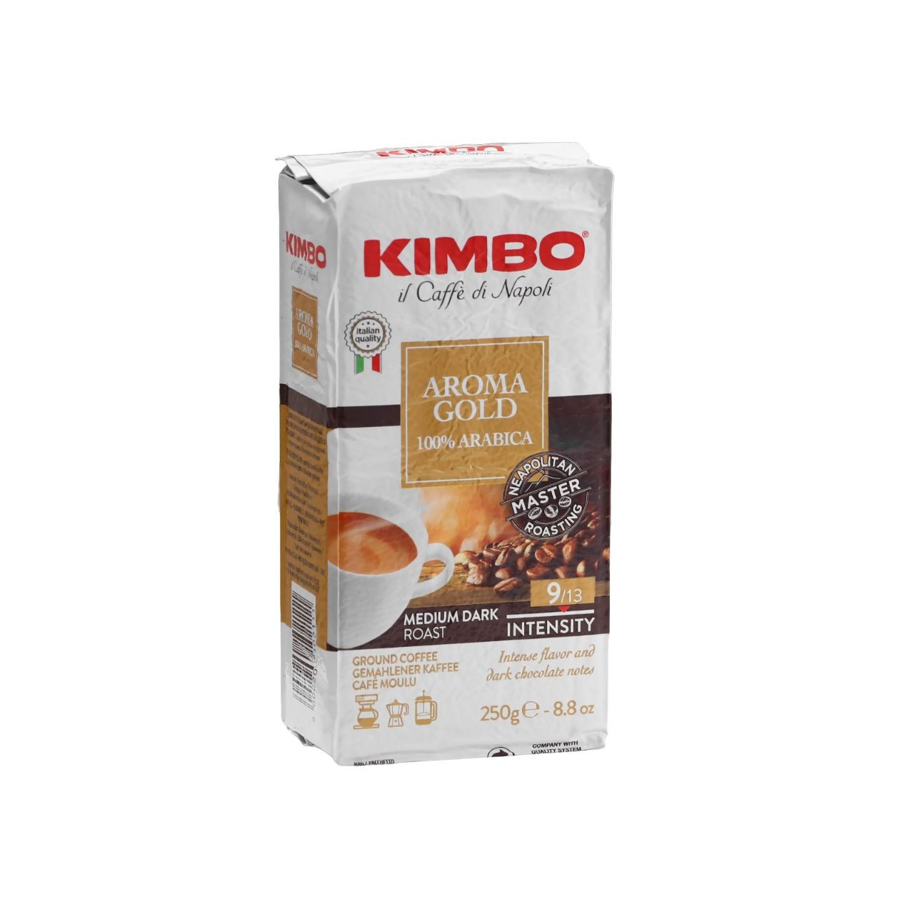 фото Kimbo кофе молотый kimbo aroma gold 100% arabica, 250 г