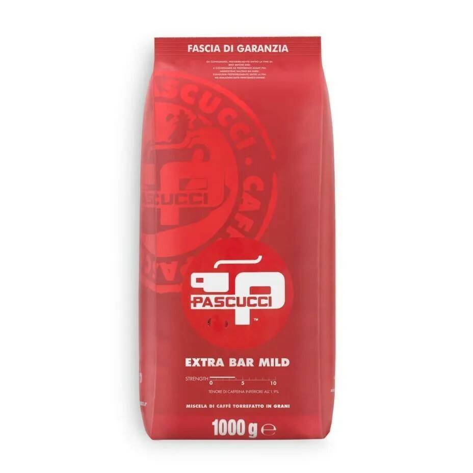 

Кофе Pascucci Extra BAR MILD, зерновой, 1 кг