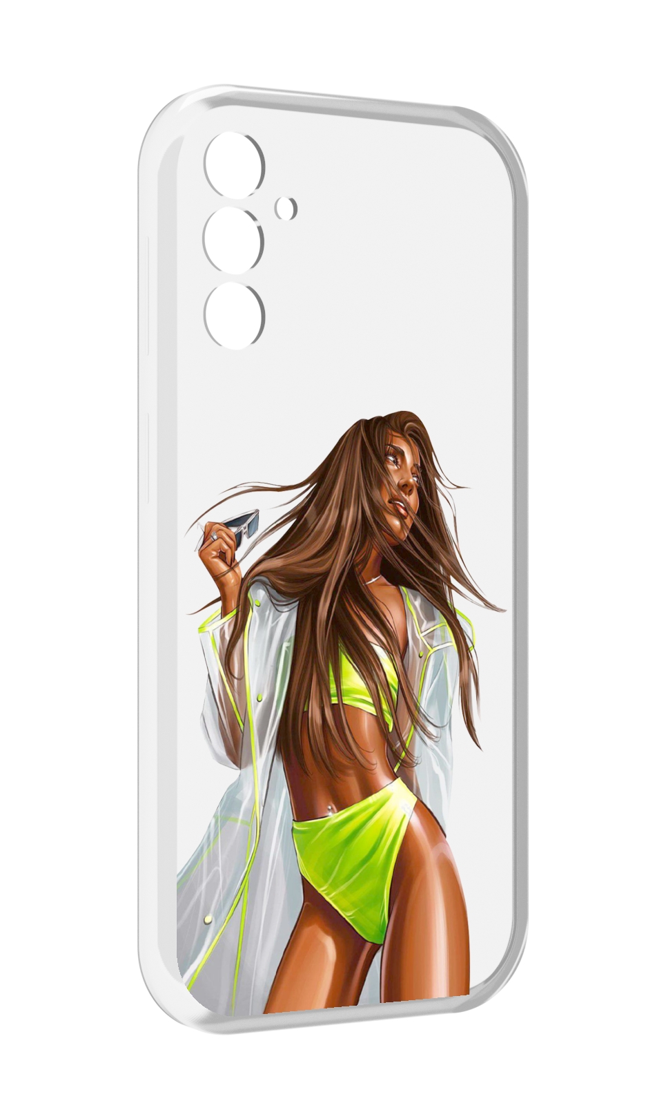 

Чехол MyPads девушка-модель-мулатка для Samsung Galaxy M13, Прозрачный, Tocco