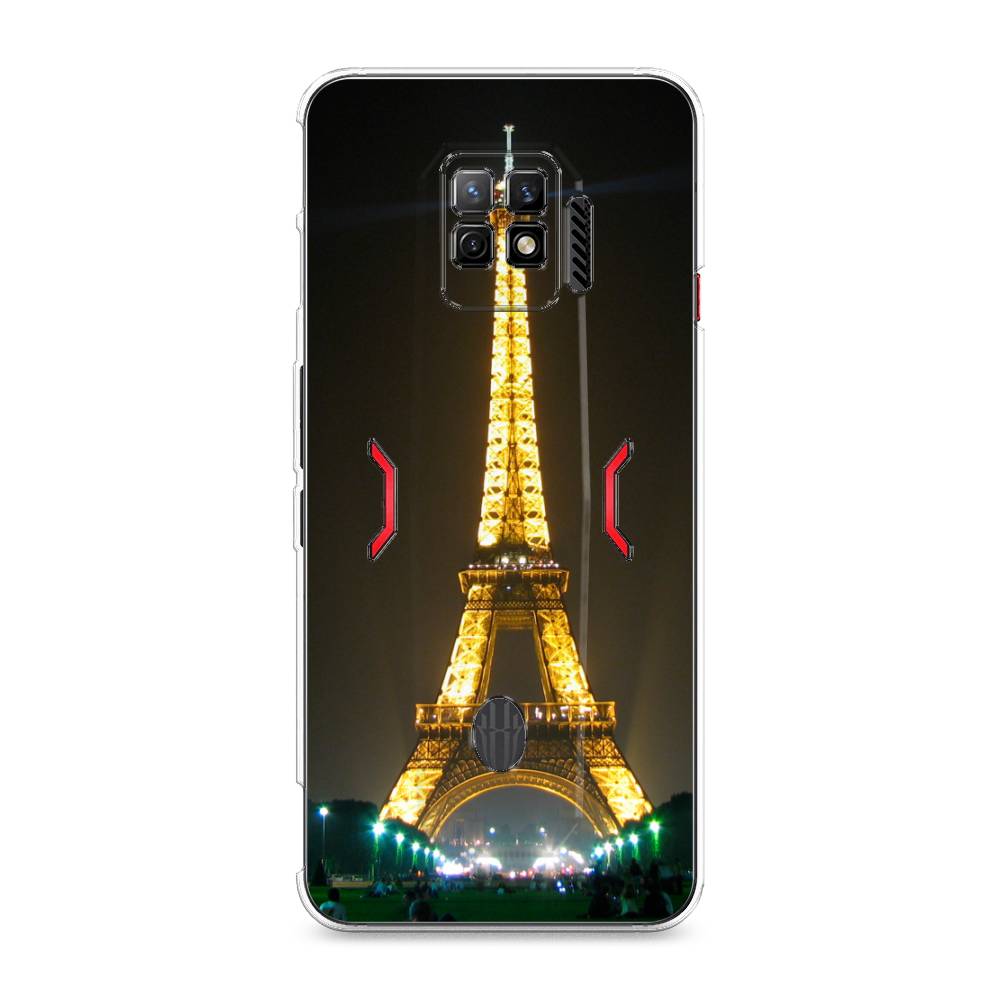 

Чехол на ZTE Nubia Red Magic 7 Pro "Париж 2", Желтый;серый, 136050-2