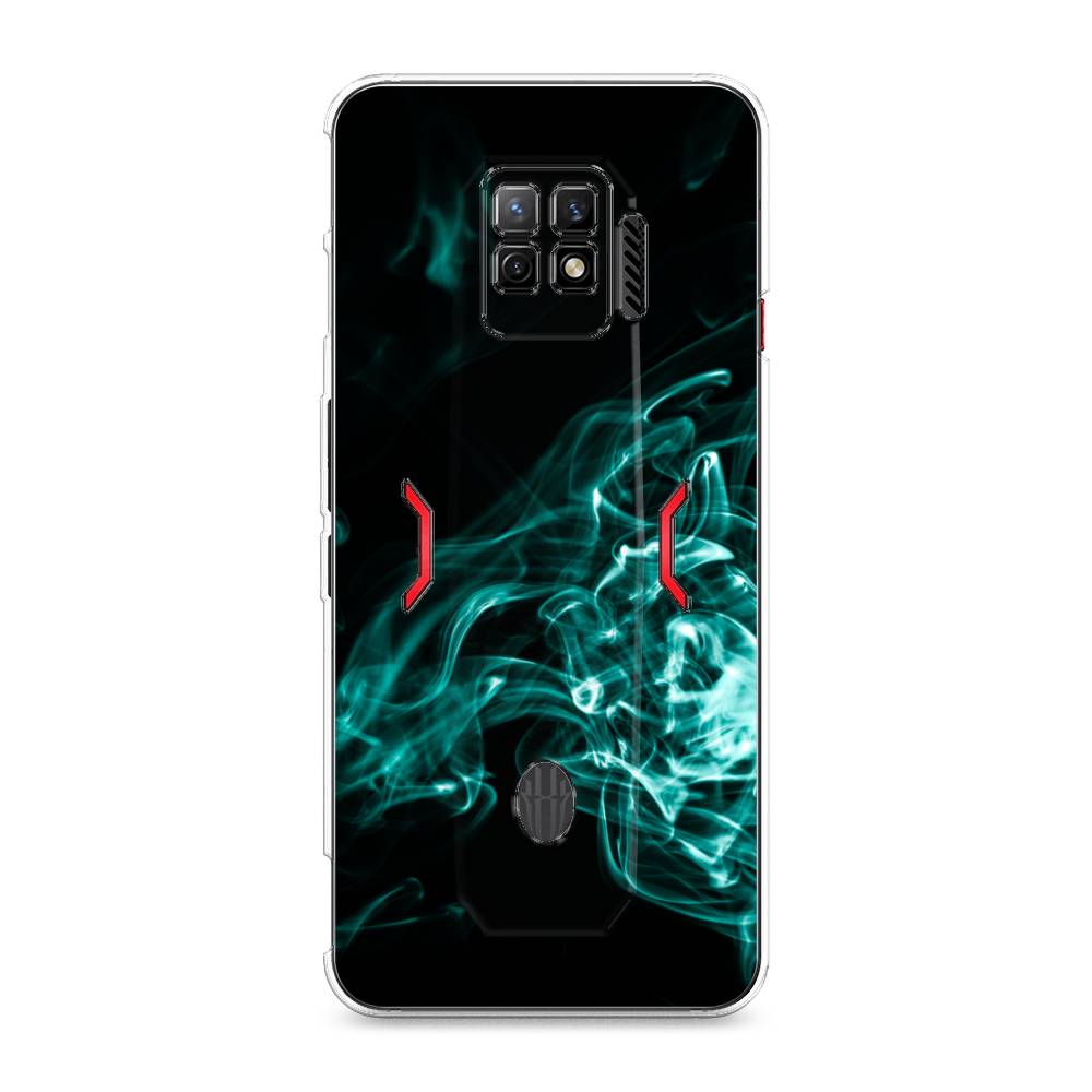 

Чехол на ZTE Nubia Red Magic 7 Pro "Дым", Голубой;черный, 136050-3