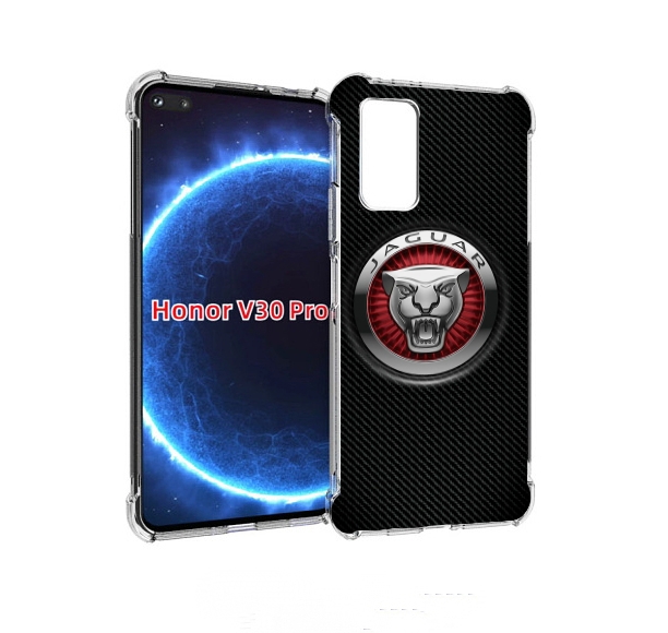 

Чехол бампер MyPads Лого-ягуар для Honor V30 Pro, Прозрачный, Tocco