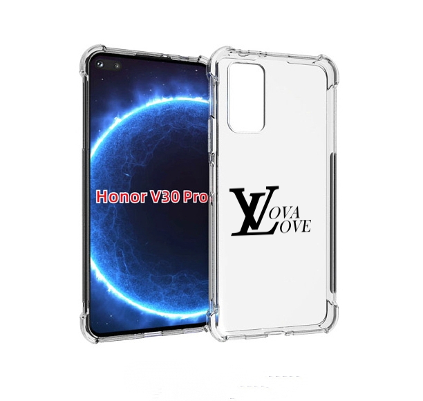 

Чехол бампер MyPads Лова-лове для Honor V30 Pro, Прозрачный, Tocco