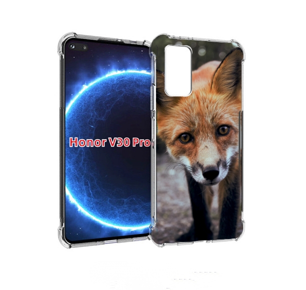 

Чехол бампер MyPads Лисица для Honor V30 Pro, Прозрачный, Tocco