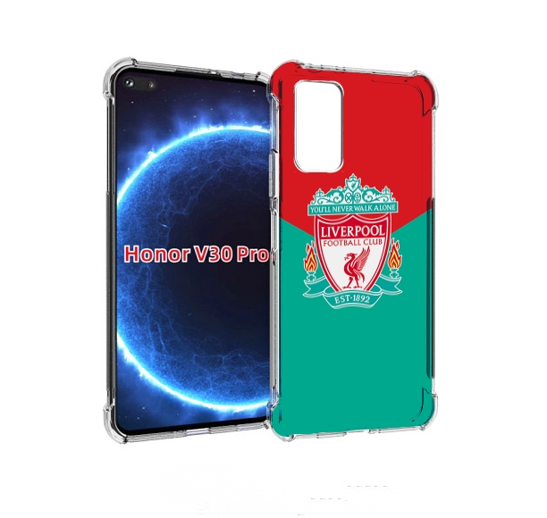 

Чехол бампер MyPads Ливерпуль мужской для Honor V30 Pro, Прозрачный, Tocco