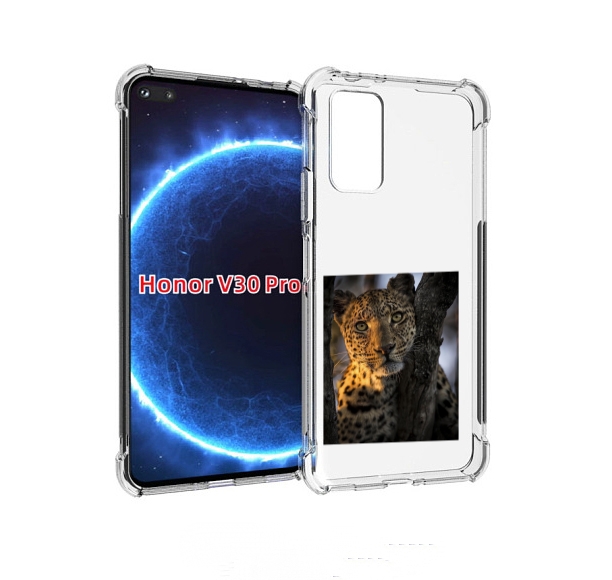 

Чехол бампер MyPads Леопард для Honor V30 Pro, Прозрачный, Tocco