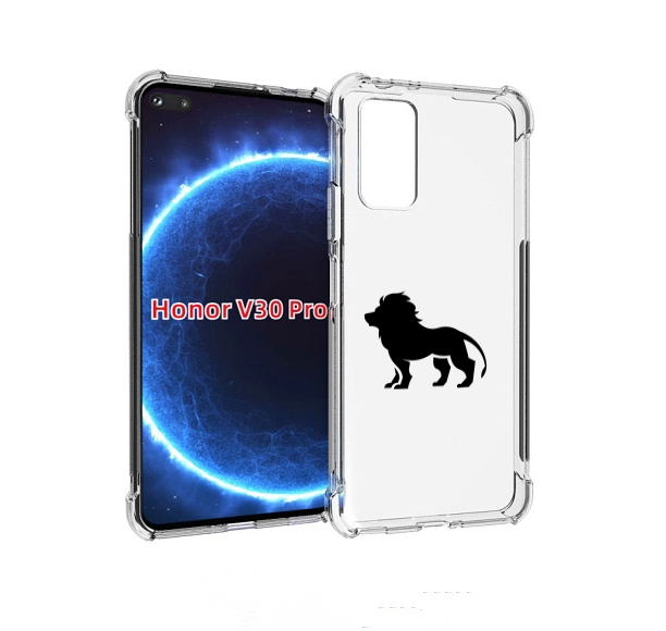 

Чехол бампер MyPads Лев для Honor V30 Pro, Прозрачный, Tocco
