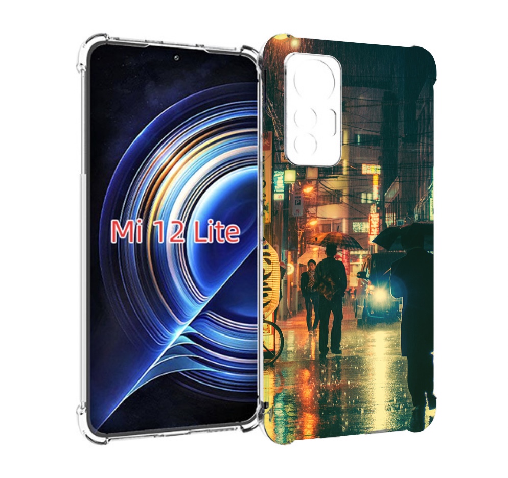

Чехол MyPads Токио-сеул для Xiaomi 12 Lite, Прозрачный, Tocco