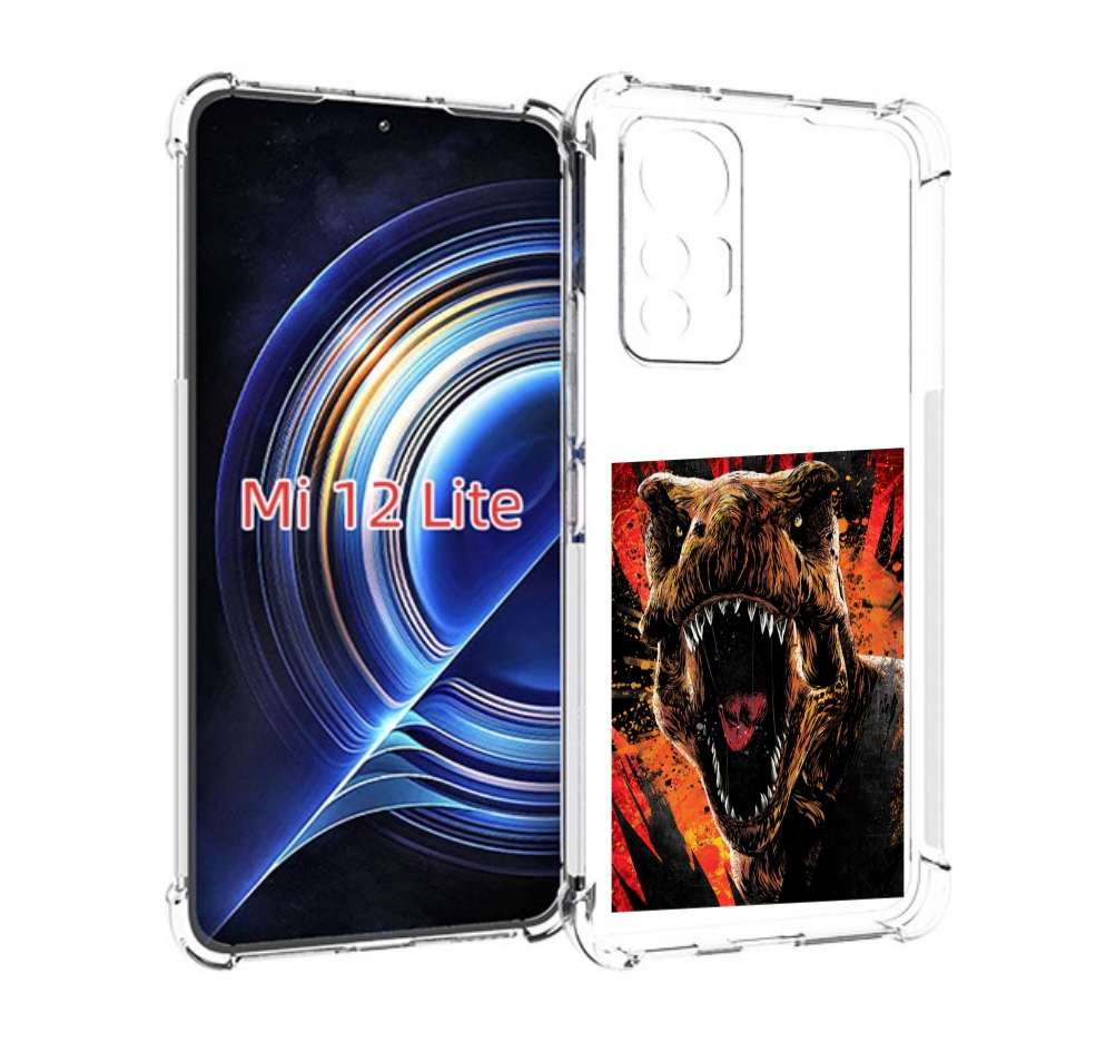 

Чехол MyPads Тиранозавр для Xiaomi 12 Lite, Прозрачный, Tocco
