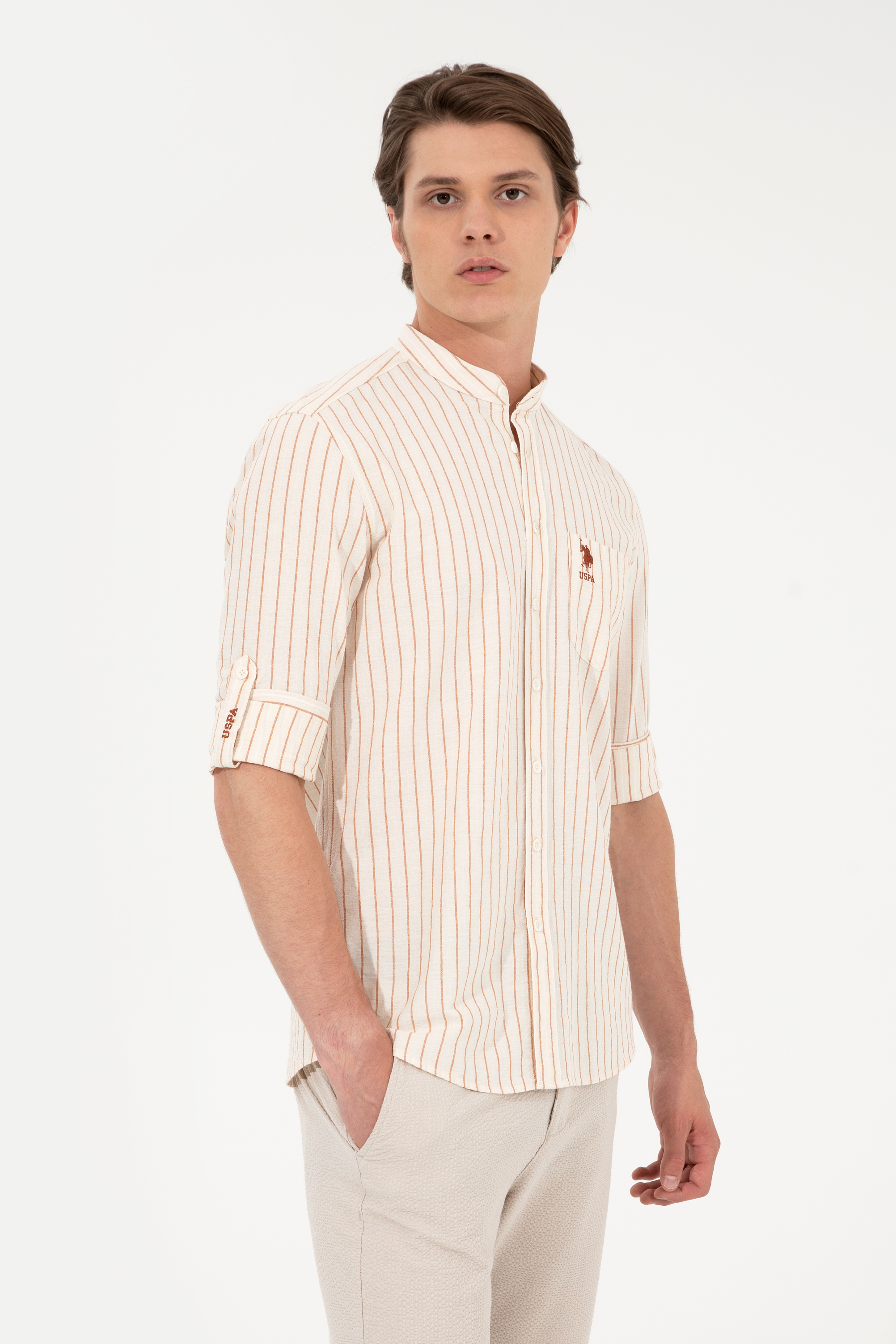

Рубашка мужская U.S. POLO Assn. G081SZ0040DRAKE белая M, G081SZ0040DRAKE