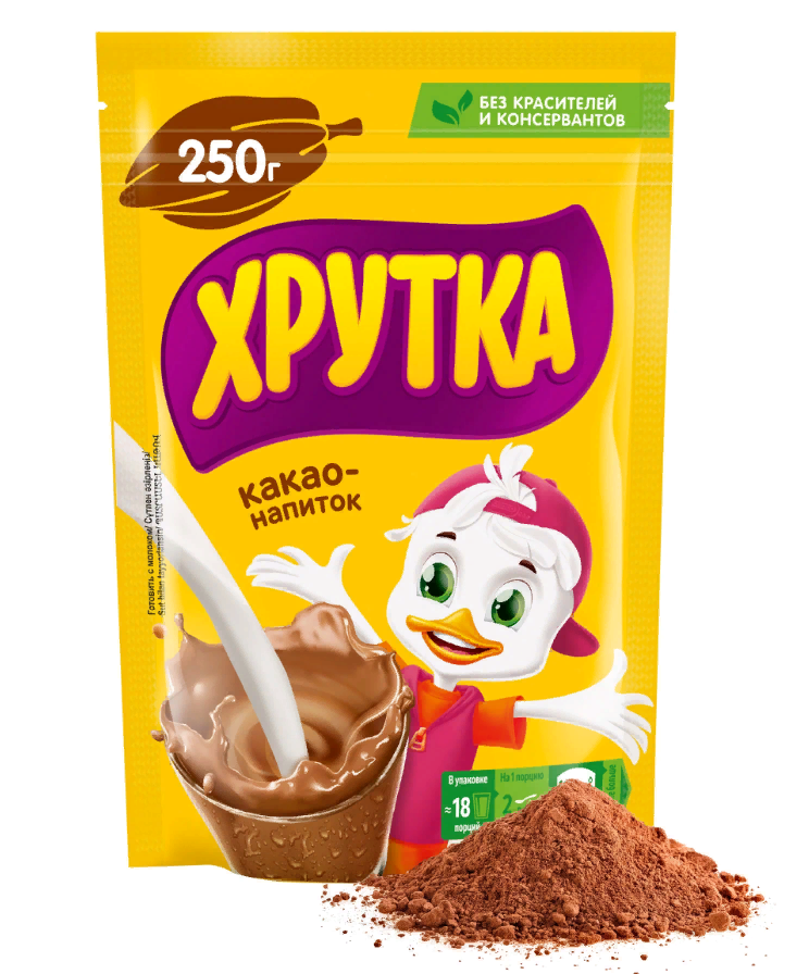 

Какао Напиток ХРУТКА Пакет 250г