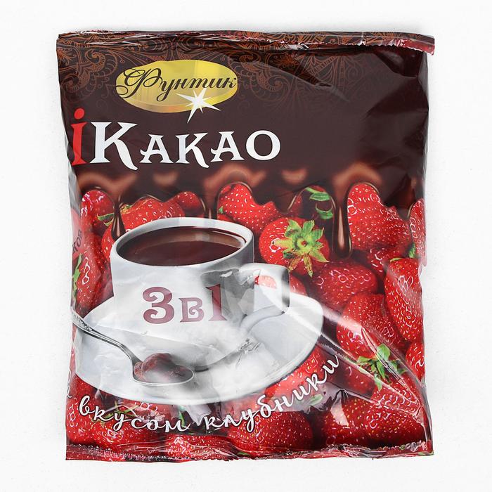 

Какао 3в1 «Фунтик», со вкусом клубники, 20 г