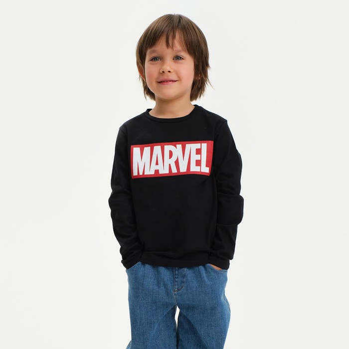 

Футболка с длинным рукавом Marvel, 110-116, черный, Мстители