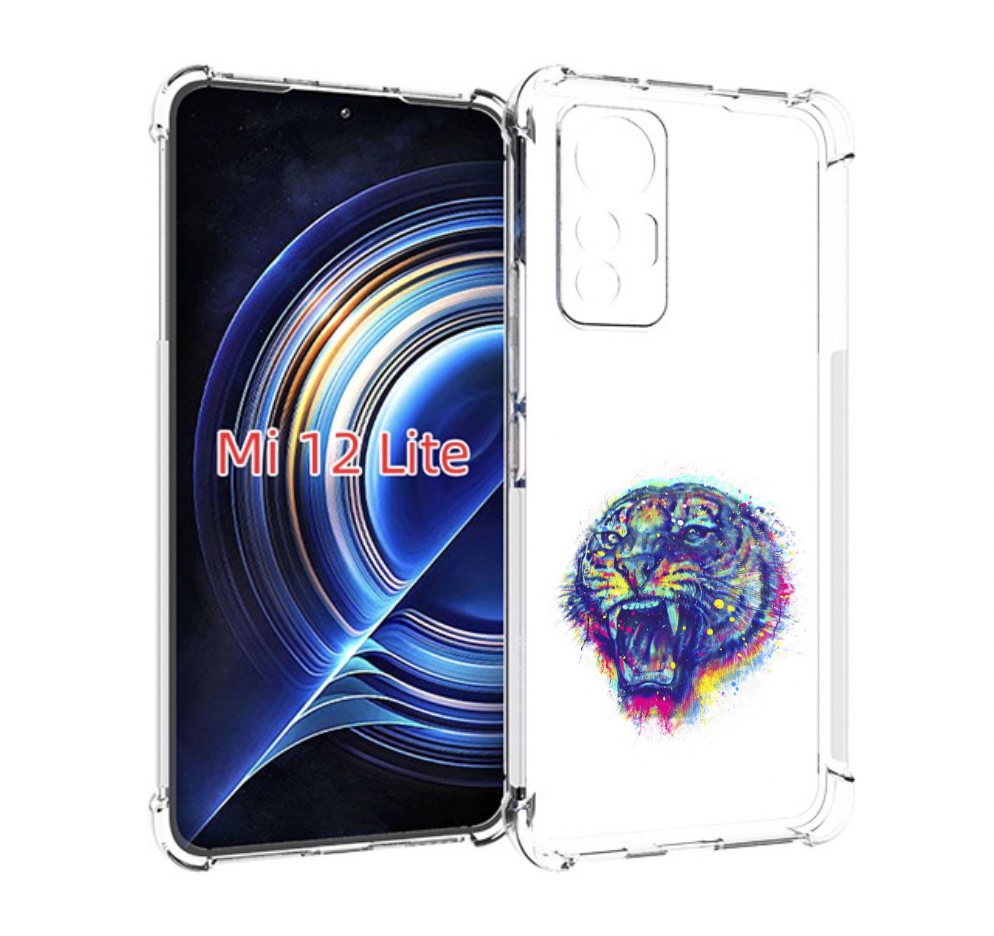 

Чехол MyPads Тигр 2 для Xiaomi 12 Lite, Прозрачный, Tocco