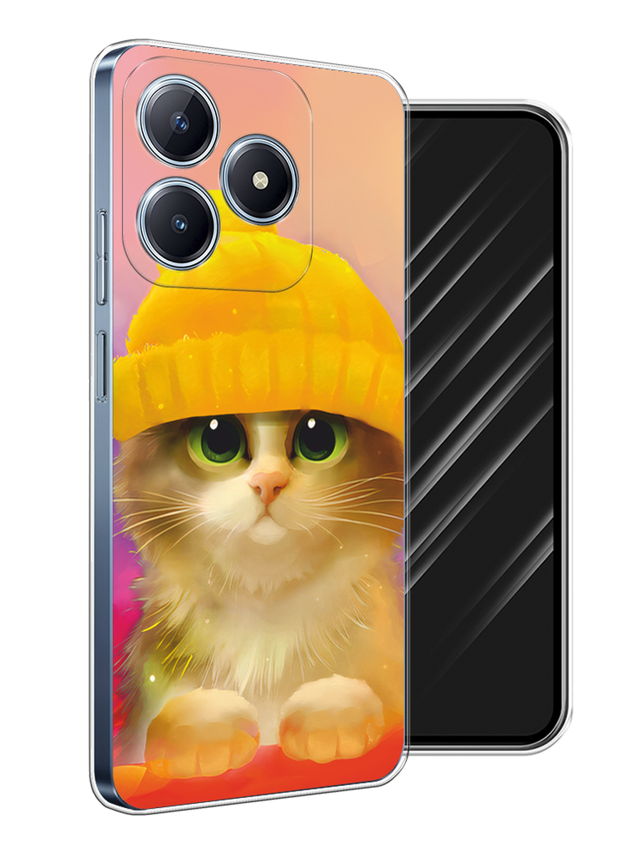 

Чехол Awog на Realme C63 "Котенок в желтой шапке", Желтый, 2517350-1