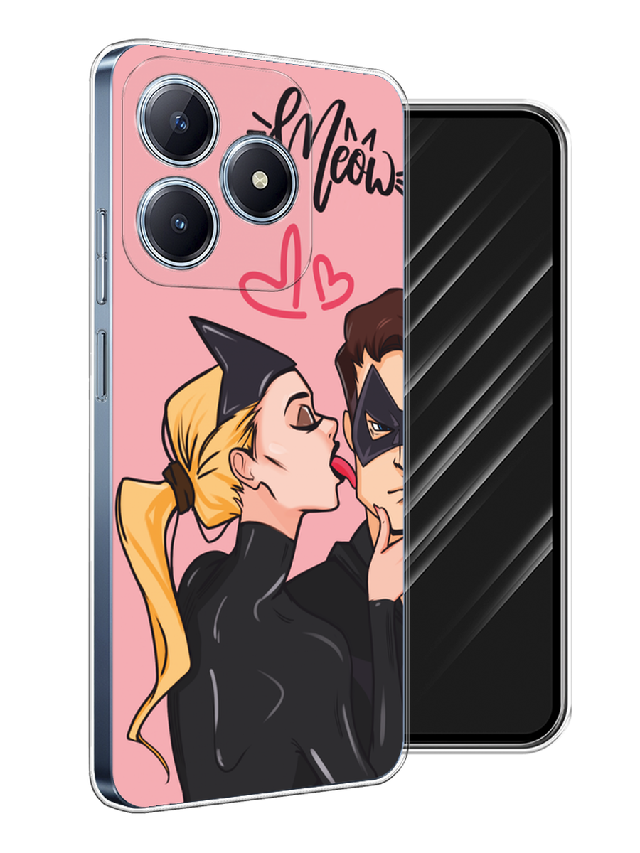 

Чехол Awog на Realme C63 "Kiss of Cat Woman", Розовый;черный;бежевый, 2517350-1