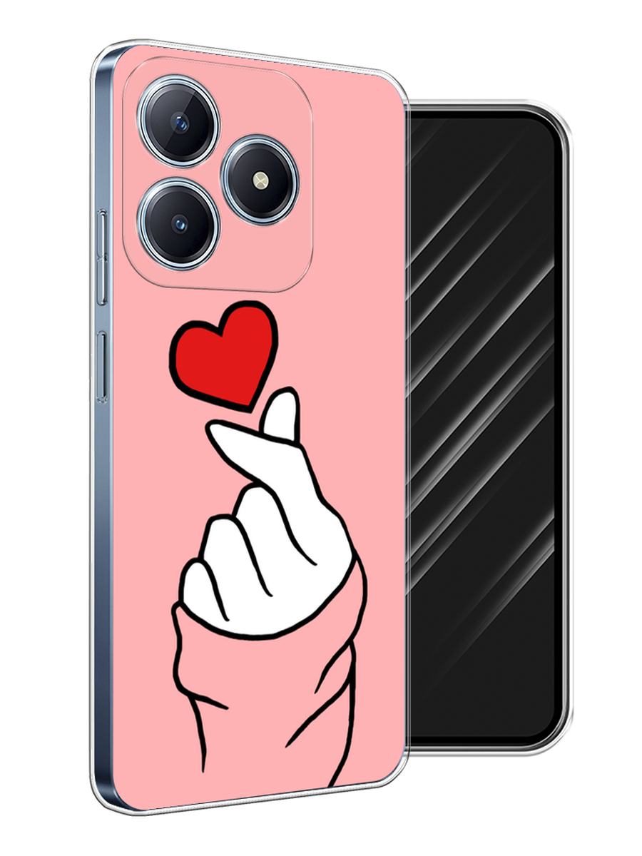 

Чехол Awog на Realme C63 "Милое сердечко", Белый;красный;черный, 2517350-1