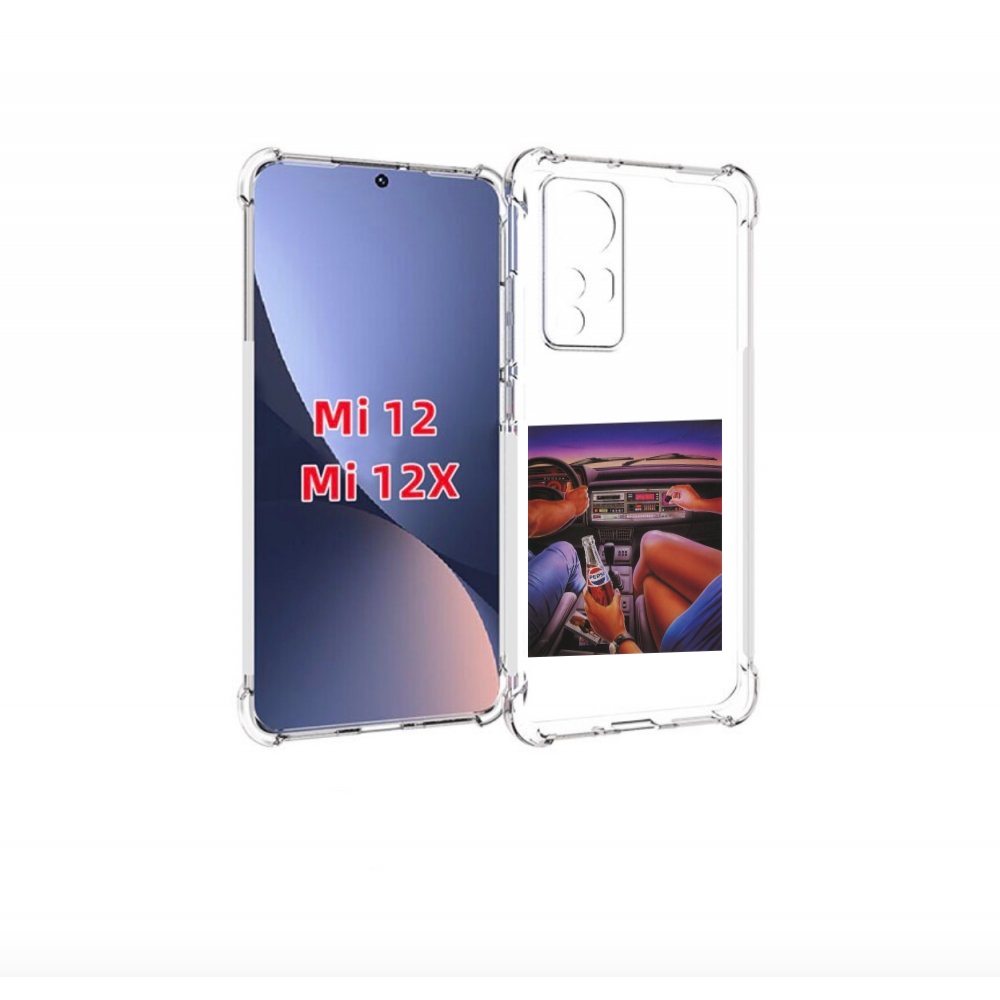 

Чехол-бампер MyPads американская машина салон для Xiaomi 12/Xiao, Прозрачный, Tocco