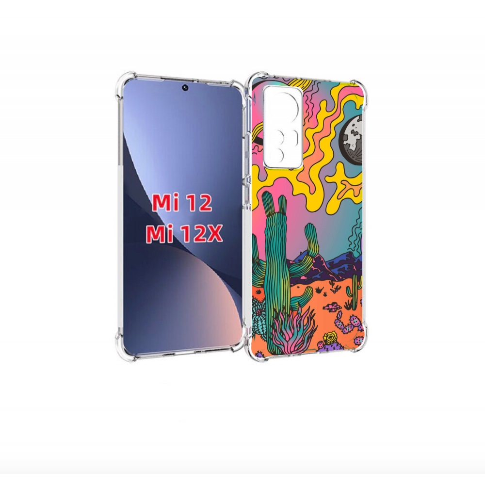 

Чехол-бампер MyPads акварельные рисунки для Xiaomi 12/Xiaomi 12X, Прозрачный, Tocco