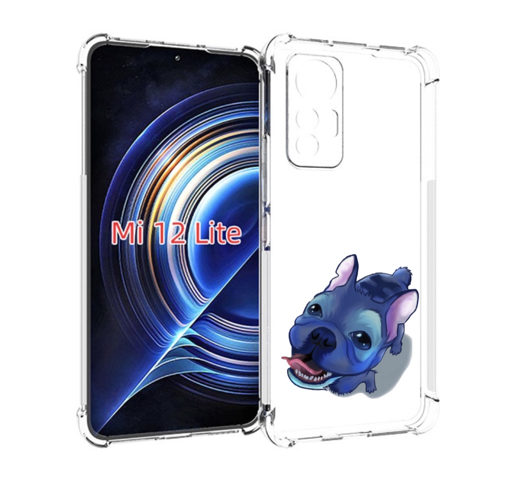 

Чехол MyPads Синий Пес для Xiaomi 12 Lite, Прозрачный, Tocco