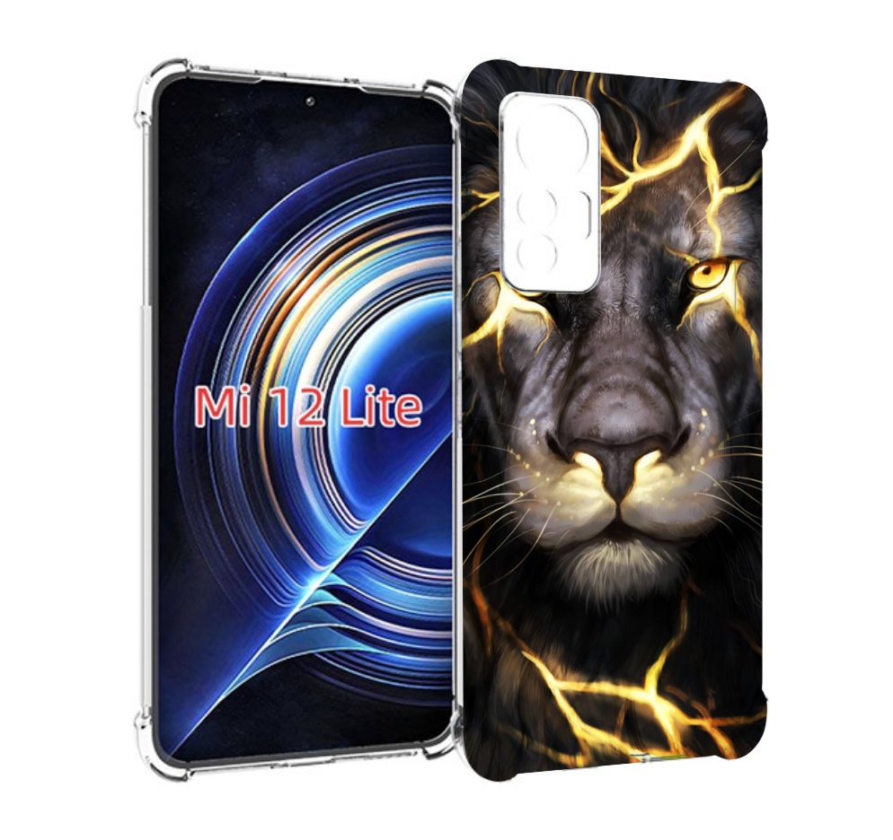 

Чехол MyPads Светящийся-лев мужской для Xiaomi 12 Lite, Прозрачный, Tocco