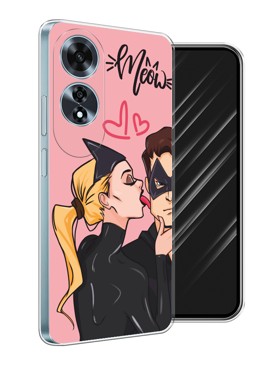 

Чехол Awog на Oppo A60 "Kiss of Cat Woman", Розовый;черный;бежевый, 2516950-1