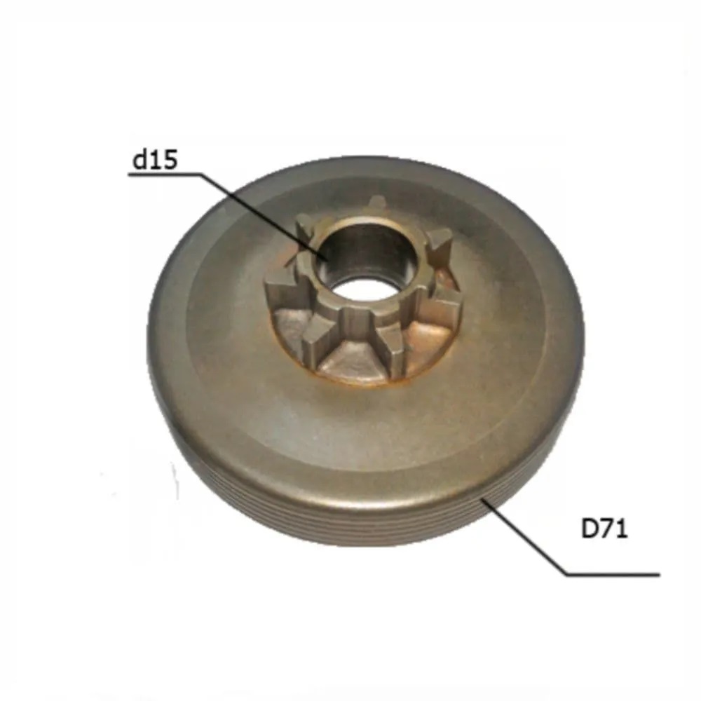 Чашка привода (корзина сцепления) в сборе для бензопил объёмом 45-52 см3 OEM 11651 чашка привода для электро и бензопил низкий венец oem 14258