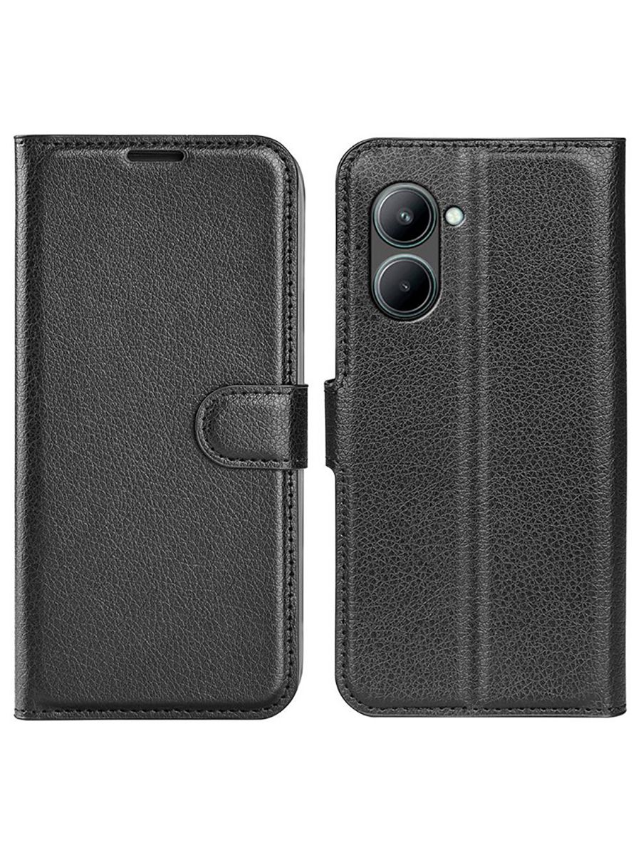

Чехол Wallet для смартфона Realme C33 черный