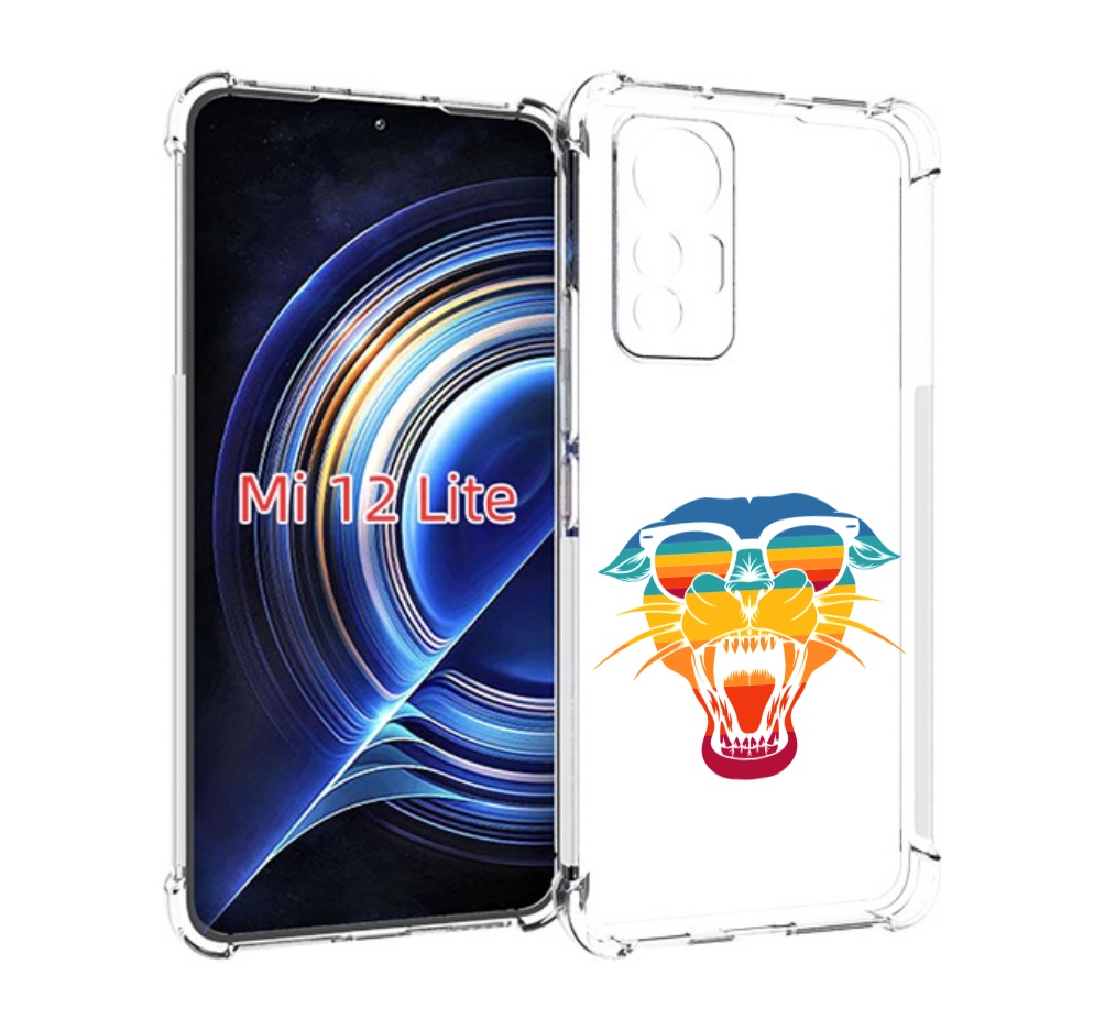 

Чехол MyPads Радужная-пантера для Xiaomi 12 Lite, Прозрачный, Tocco