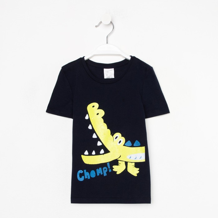 

Футболка для мальчика, тёмно-серый, Chomp!, 104-110