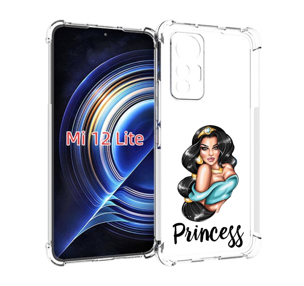 

Чехол MyPads Принцесса-Жасмин женский для Xiaomi 12 Lite, Прозрачный, Tocco