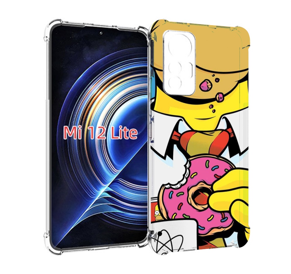 

Чехол MyPads Пончик для Xiaomi 12 Lite, Прозрачный, Tocco