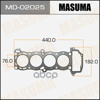 

Прокладка Гбц Nissan Serena 94-97 (Ga15ds) Толщина 1,60 Мм Masuma арт. MD02025