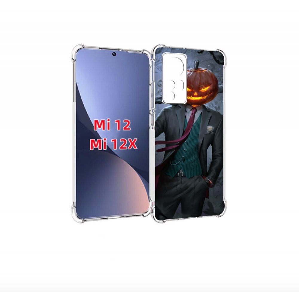

Чехол бампер MyPads Тыква-убийца для Xiaomi 12., Прозрачный, Tocco