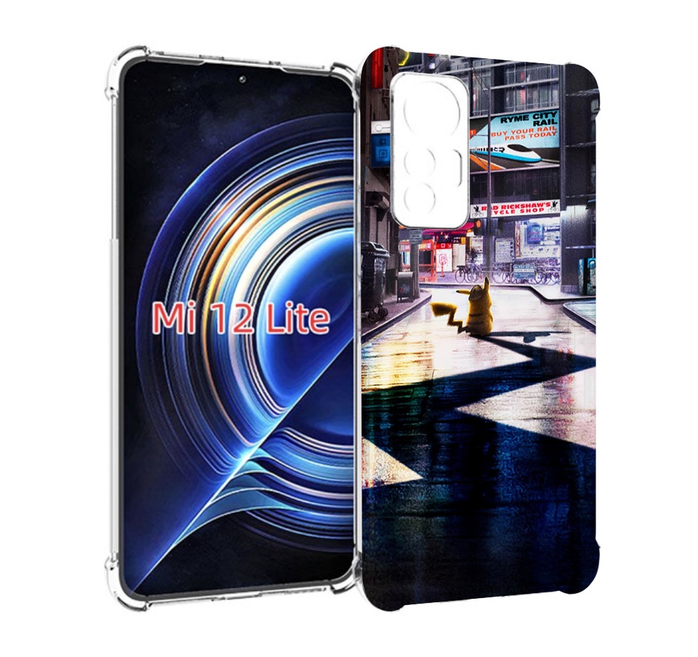 

Чехол MyPads Пикачу-в-городе для Xiaomi 12 Lite, Прозрачный, Tocco
