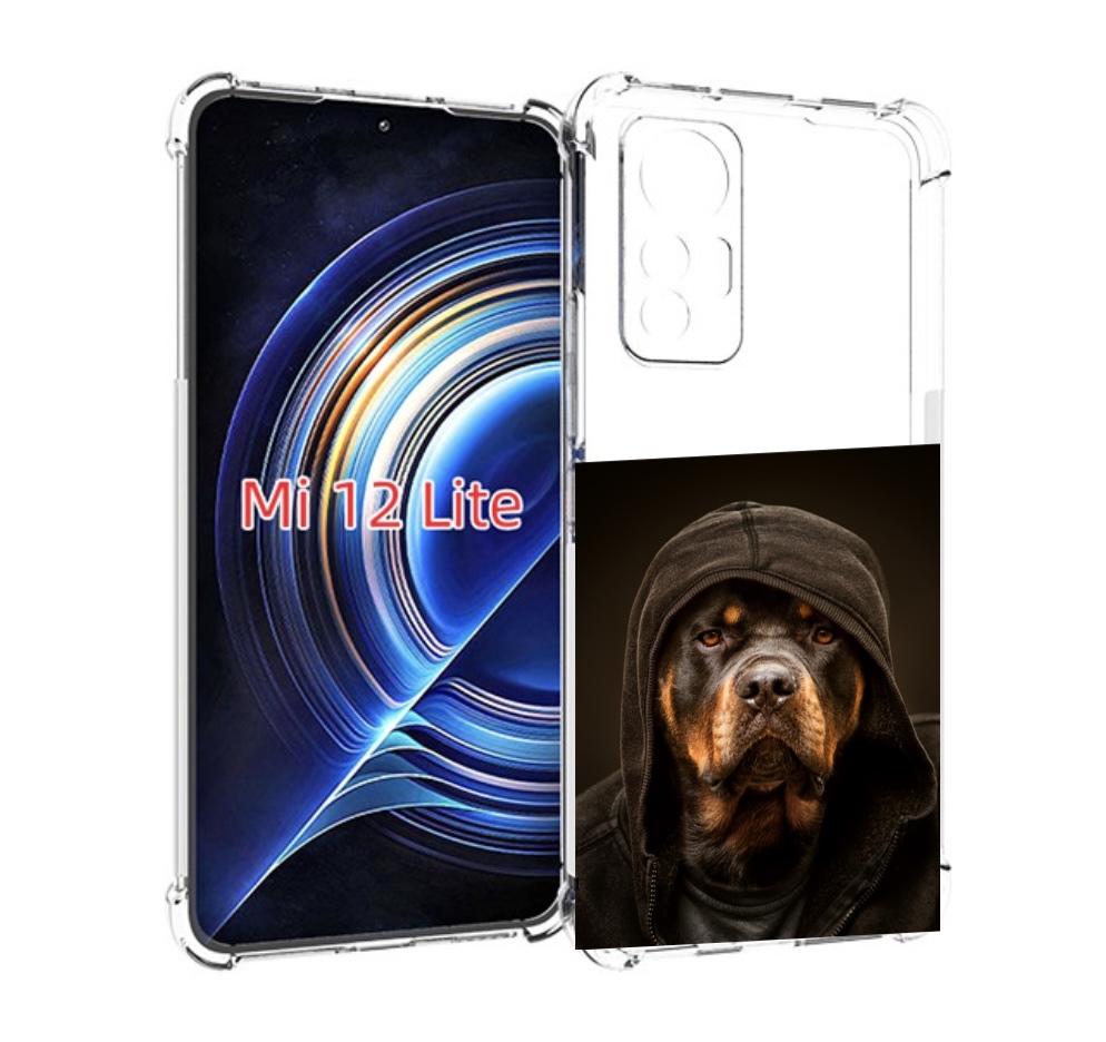 

Чехол MyPads Пес-барбос для Xiaomi 12 Lite, Прозрачный, Tocco