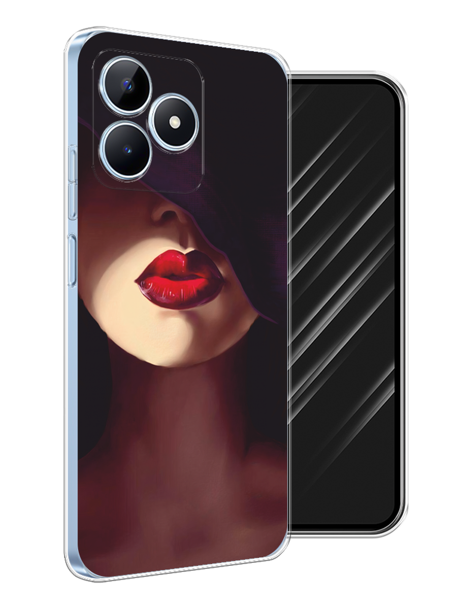 

Чехол Awog на Realme C60 "Красные губы", Черный;бежевый;красный, 2516550-1