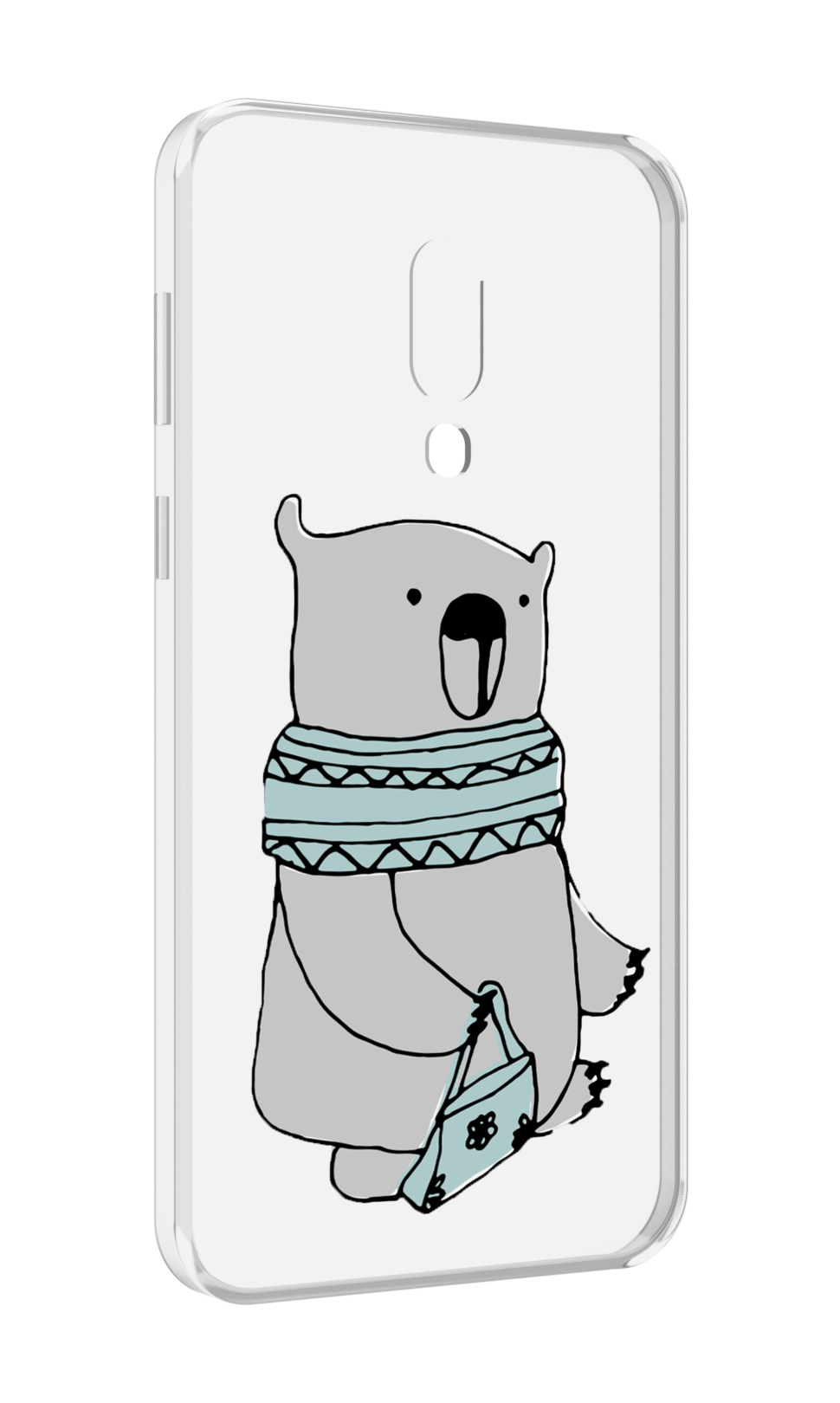 

Чехол MyPads Модный медведь для Meizu 16 Plus / 16th Plus, Прозрачный, Tocco