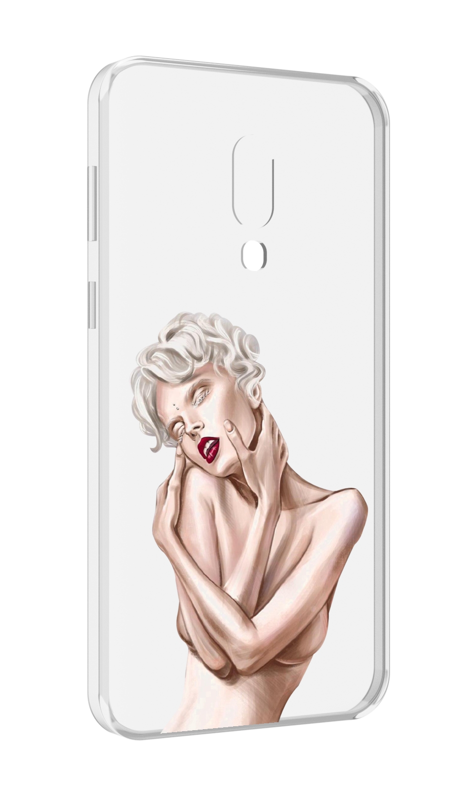 

Чехол MyPads Мигера женский для Meizu 16 Plus / 16th Plus, Прозрачный, Tocco
