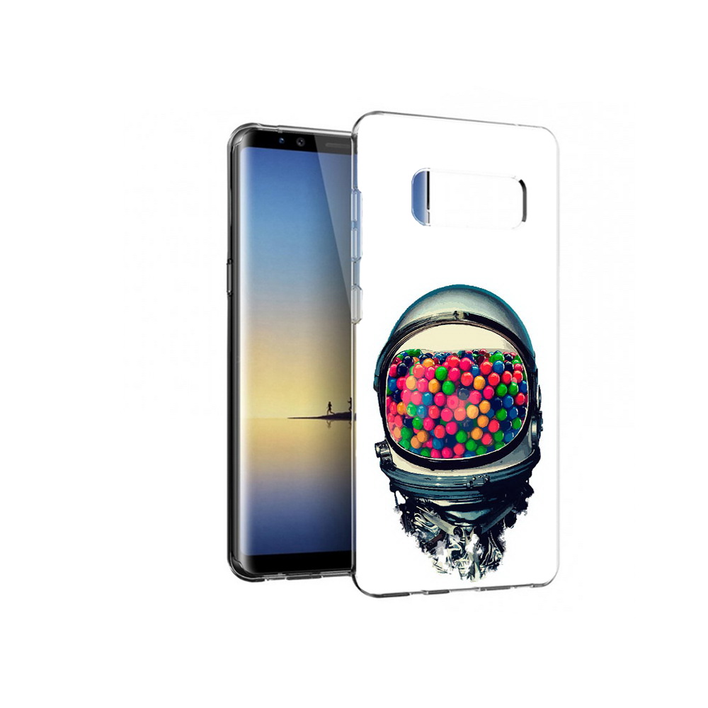 

Чехол MyPads Tocco для Samsung Galaxy Note 8 шлем космонавта, Прозрачный, Tocco