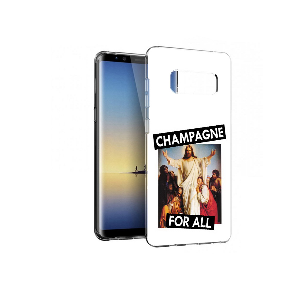 

Чехол MyPads Tocco для Samsung Galaxy Note 8 шампанское, Прозрачный, Tocco