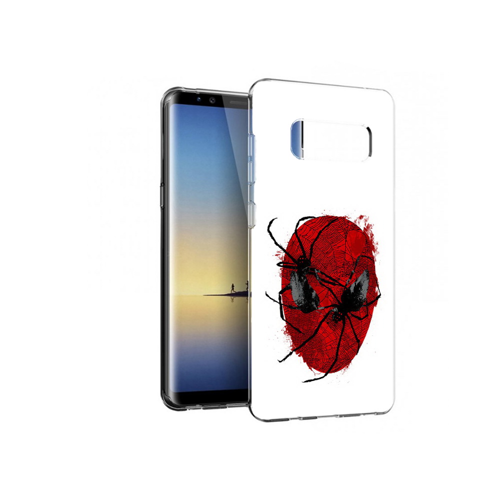 

Чехол MyPads Tocco для Samsung Galaxy Note 8 человек паук, Прозрачный, Tocco
