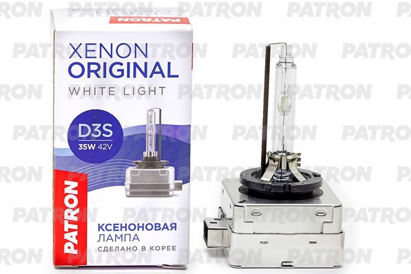 Лампа Газоразрядная D3s 42v 35w Pk32d-5 4300k PATRON арт. PLX-D3S4300