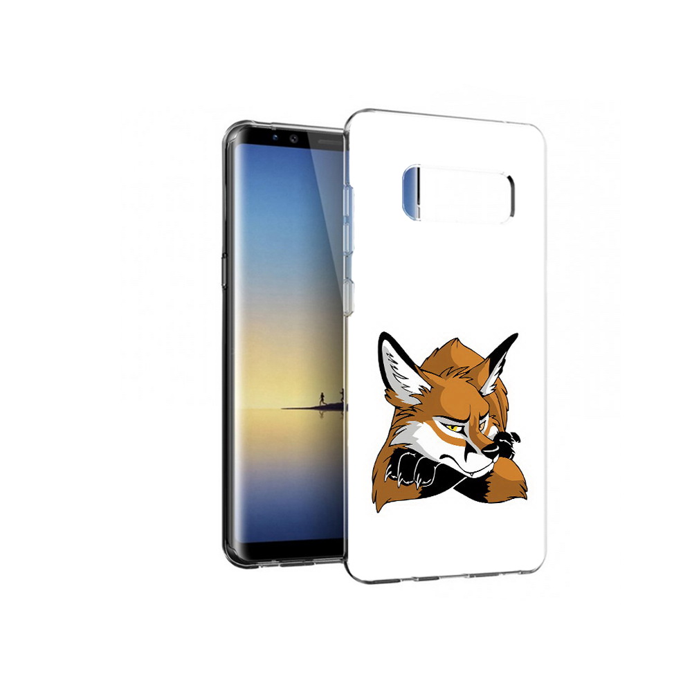 

Чехол MyPads Tocco для Samsung Galaxy Note 8 фокс, Прозрачный, Tocco