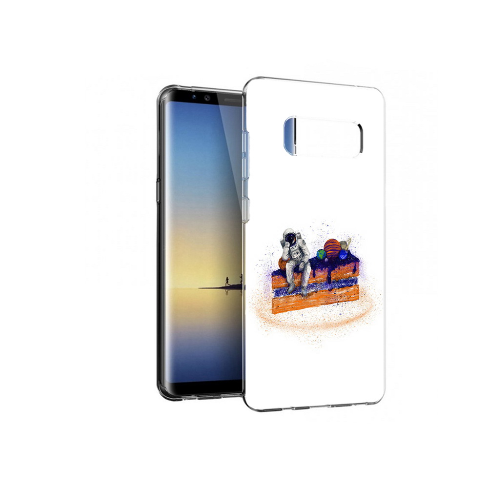

Чехол MyPads Tocco для Samsung Galaxy Note 8 торт с планетами, Прозрачный, Tocco
